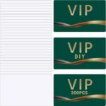 LaiHiulaan Sublimation Metal Business Card Blanks – White Double-Sided Aluminum Cards, 3.4 × 2.1 Inches, Pack of 300 (Bundle of 10)