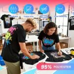 Oyclub Unisex Black Sublimation Blank T-Shirts – 95% Polyester Crew Neck Short Sleeve Tees, Bulk Pack of 8 - Image 4