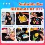 Oyclub Unisex Black Sublimation Blank T-Shirts – 95% Polyester Crew Neck Short Sleeve Tees, Bulk Pack of 8 - Image 2